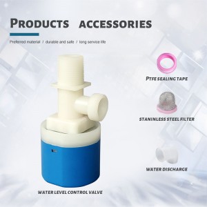 3/4"  Automatic Mini Plastic Water Level Control Valve Water Tank Float Ball Valve