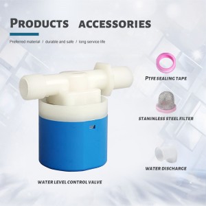 1/2” automatic mini small size plastic water float valve for water tank float ball valve