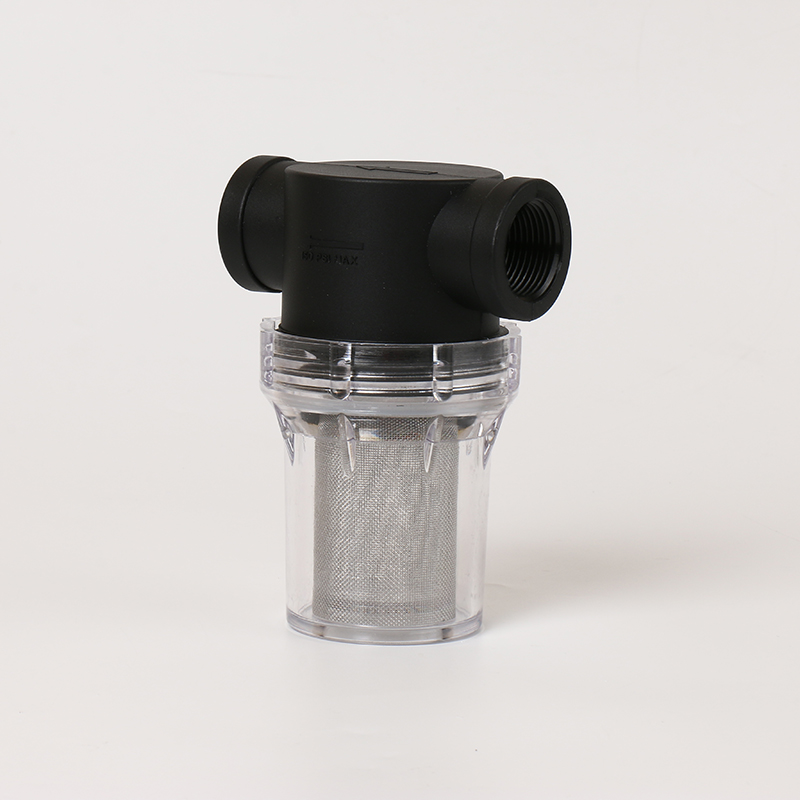 Garden pond 3/4inch inline mesh strainer water pump filter high flow pipeline water filter